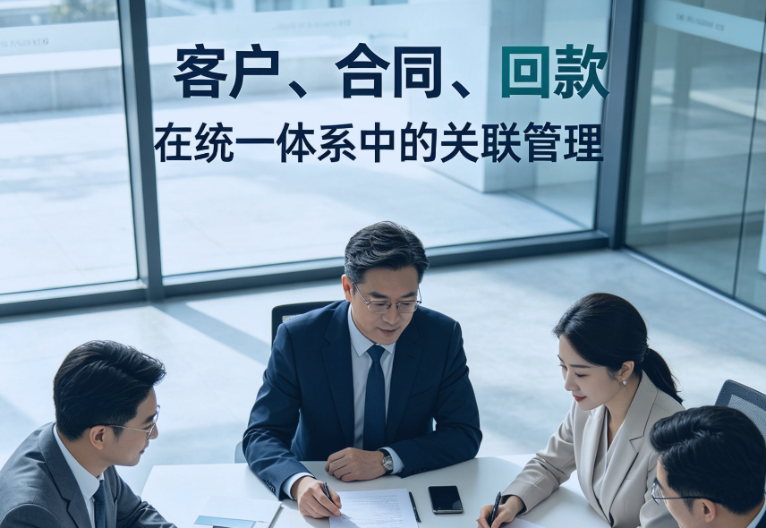 客户、合同、回款,为什么总是对不上账